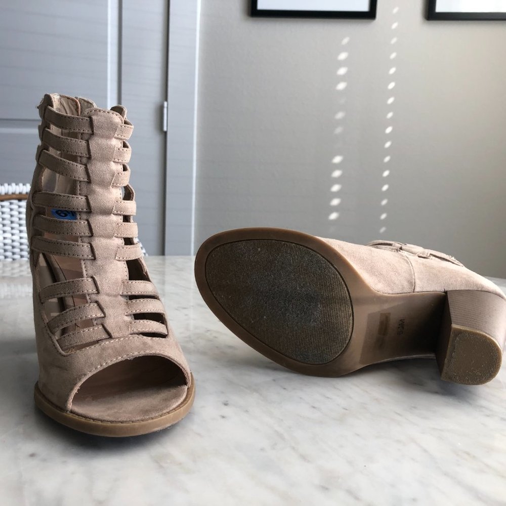 G By Guess Open Toe Ankle Boot - Size - 6 1/2 San… - image 6